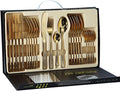 Cutlery Set 24 Piece Elegant Life Stainless Steel Flatware Silverware Service for 6 Knife Fork Spoon Set Ideal for Home/Camping/Party Easy Clean Dishw