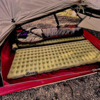 NEAR ZERO Blow Up Mattress for Camping Gear - Inflatable Sleeping Pad with R-Value of 3.7, Dual-Plated Aluminum, Soft and Noise-Free Sleep, Reliable Valve, Sleeping Mattress for Camping Tent.