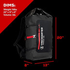 Uncharted Supply Co. The SEVENTY2® Pro 2-Person Survival System – 72 Hour Emergency Preparedness Kit with 60+ Tools for Home, Car, Camping, and Disaster Readiness – Durable Waterproof Go Bag