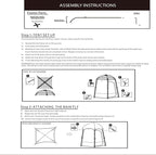 Shower Tent, Privacy Dressing Room, Camping Shelter, or Portable Toilet Stall with Water Bag for Camping, Beach