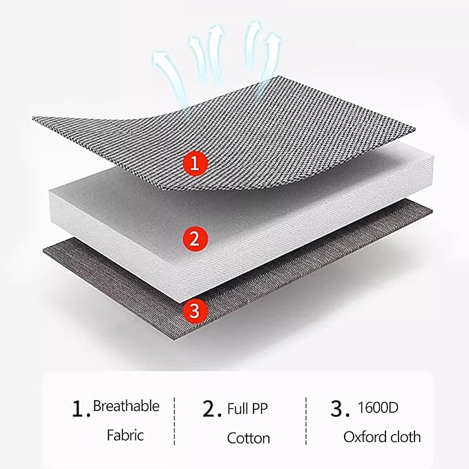 Foldable Bed with Mattress Queen Sleeping Cots for Adults with 3D Memory Headrest Portable Folding Bed Cot Lounge Chair for Beach Lawn Camping(D,190 * 75 * 30cm)