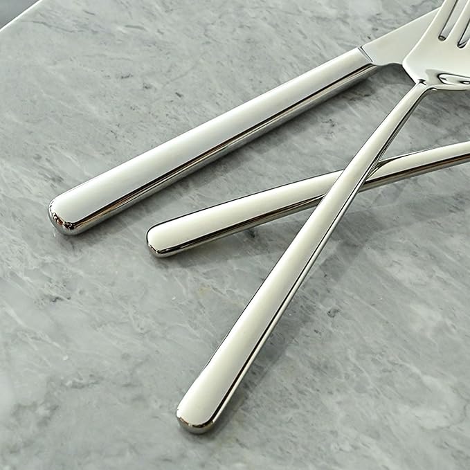 Utensil Sets for 4, Stainless Steel Silverware Set, Luxury Cutlery Sets for Camping, Afternoon tea, Hotel, Dishwasher Safe