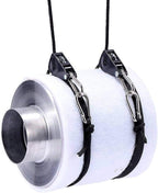 Rope Ratchet 1/4" Metal Adjustable Rope Hanger, Locking Pulley System, 8' Braided Polypropylene Rope, Heavy Duty Ratchet Tie Down, Tent & Canopy Straps, Kayak & Camping Accessories, 150 lbs Capacity
