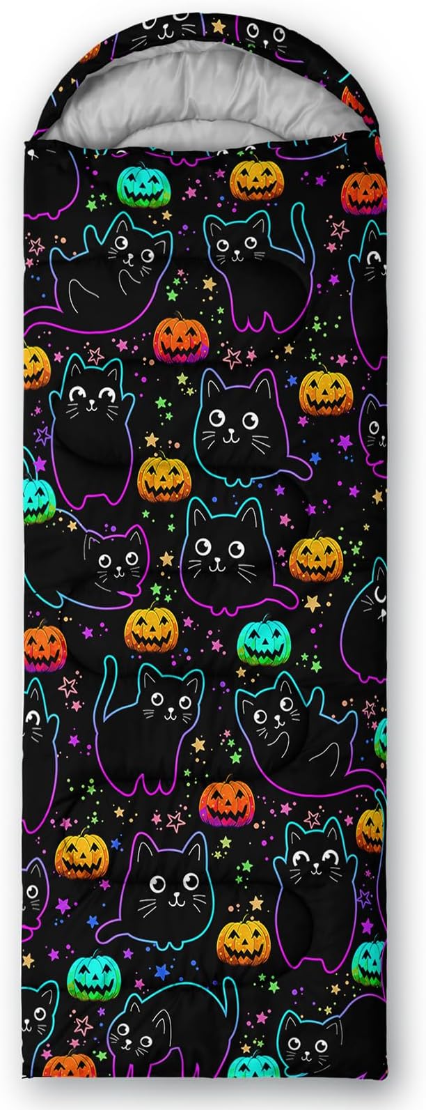 HOSIMA Dear Hunting Pattern Cold Weather Sleeping Bags for Kids Adults,Black Light Weight Waterproof Sleeping Bags for Outdoors Hiking.