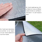 Camping Mat Foam Foil Blanket for Camping Foam Pad Insulating Foil Mat Sleeping Tent Pad Thermal Aluminum Camping mat for Reflecting Heat