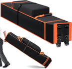 Heavy Duty Canopy Bag Replacement, Large Tent Storage Bag with Roller Wheels 48X10X10in, 800D Oxford Fabric Pop Up Canopy Replacement Parts