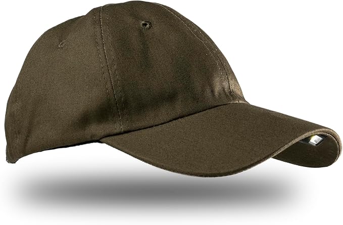 MagnaLite Pro Sport Cap with Hands-Free Magnetized Brim and Powerful Magnetic Rechargeable Mini-LED Attachment