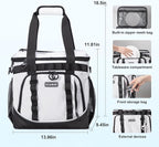 Soft Travel Coolers Bags Insulated Cooling 16hour for Camping Hiking Beach Travel Soft Sided Insulated Cooler Bag 20/48Cans for Women Men