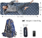 Ultralight Inflatable Camping Sleeping Pad - Portable Outdoor Air Cushion for Hiking Travel Backpacking(Camouflage)