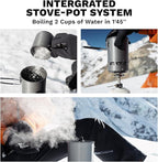 Fire-Maple Petrel Quickboil Pro Ultralight Cooking System – Compact & Fast-Boiling Backpacking Stove Pot Set, Ideal for Hiking, Solo Camping, Travelling, Hunting Trips | Petrel Quickboil Pro System