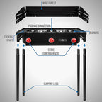 Hike Crew Cast Iron 3-Burner Outdoor Gas Stove | 225,000 BTU Portable Propane Cooktop w/Blue Flame Control, Removable Legs, Temperature Control Knobs, Wind Panel, Hose, Regulator & Storage Carry Case