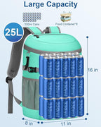 Cooler Backpack Insulated Waterproof,30/45 Cans Backpack Coolers Leakproof Lunch Backpack for Men Women Portable Soft Cooler Bag for Beach Camping Trave Picnic