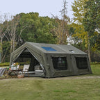 MC TOMOUNT Inflatable Tents for Camping, 6/8/10 Person Large Family Blow Up Camping Tent with Hand Pump, Easy Setup Air Glamping Tent for Outdoor Picnic Party