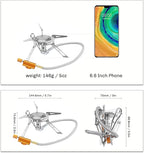 Fire Maple FMS-118 Camping and Backpacking Stove | Portable Foldable Gas Burner with pre-heat tube | Ideal for Backpacking, Hiking, Camping, Emergency use
