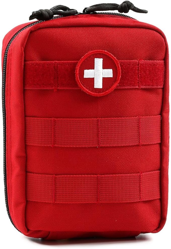 Orca Tactical First Aid Molle Pouch - Heavy Duty IFAK Pouch - Empty Medical Pouch Ideal for Military Use EMTs Law Enforcement Camping and Hiking - Med Pouch for Optimal Organization