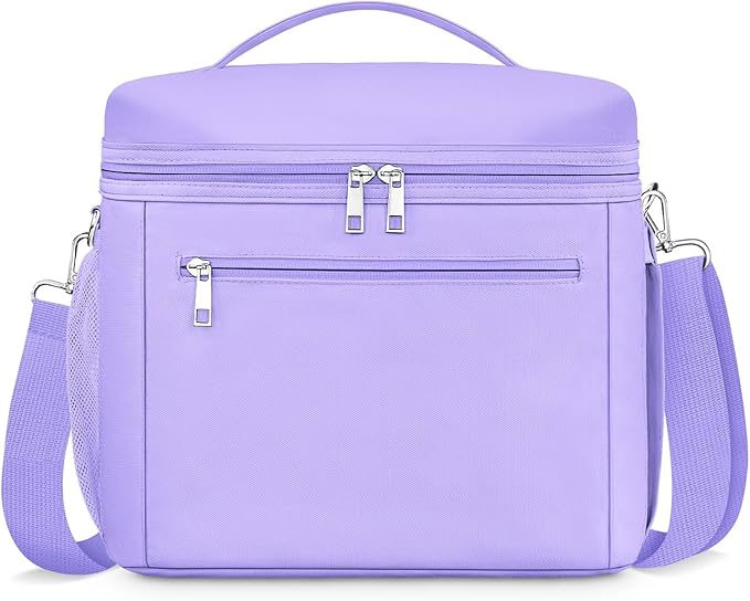 DALINDA Lunch Bag Cooler Bag Lunch Box for Women Men, Insulated Leak Proof LunchBox Lightweight for Picnic,Grocery,Beach,Camping,Travel,Work