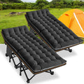 NAIZEA Oversized XXL Folding Camping Cot for Adults, Heavy Duty Outdoor Bed with Carry Bag, Portable Sleeping Bed for Outdoor Travel Camp Beach Vacation