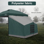 KAMPKEEPER Canopy Side Tent, Camping Canopy Tent for 10x10 Pop Up Canopies, Cube Tents, Gazebo Room Compatible with 10' Wide Canopies(Canopy Not Included)