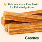 Greenes Fence Fatwood Fire Starter – 50 lb Box – 100% Natural Resin Pine Kindling – Chemical-Free All-Weather for Fireplaces, Campfires, Wood Stoves & Grills