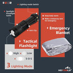 VEITORLD Gifts for Men Dad Husband Him Fathers Day, Survival Gear and Equipment 12 in 1, Survival Kits, Cool Unique Fishing Hunting Anniversary Birthday Gifts for Him Teen Boy Boyfriend Women