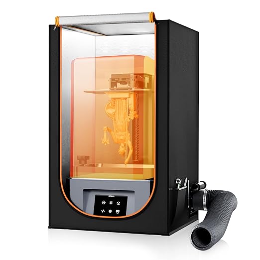 Multifunctional Resin 3D Printer Enclosure with Ventilation Filter, High Quality 3D Printer Vented Enclosure Tent Cover Eliminate Odors Compatible with Anycubic Elegoo Series LCD Resin UV 3D Printer