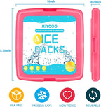 MIYCOO Ice Packs for Lunch Boxes & Lunch Bag - Quick Freeze Ice Pack Space Saving Freezer Packs - Reusable Slim Original Cool Pack - Cooler Accessories for Beach, Camping and Fishing