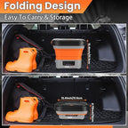 Portable Cordless Pressure Washer with 3.4-Gallon Tank, 6-in-1 Nozzle, Max 330PSI, 30000mAh Lithium Battery, Portable Sprayer Washer for Home, Camping, and Pet Cleaning