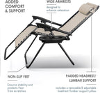 Nestl Zero Gravity Chairs Set of 4 - Beige
