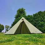 DANCHEL OUTDOOR Backpacking Hot Tent with Stove Jack, 4 Season Lightweight Tipi Tent for 2/4/6 Person Winter Camping Hunting, 10.5FT-16.4FT