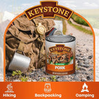 KEYSTONE Meats All Natural Canned Beef, Chicken & Pork Pack of 3, 28 Oz Long Term Emergency Survival Food Canned Meat | Fully Cooked Ready to Eat
