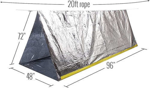 2 Person Reflective Emergency Shelter Lightweight Waterproof Tent