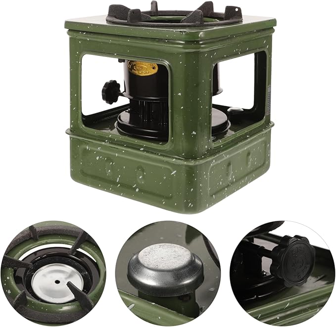 Portable Kerosene Stove for Outdoor Cooking 10 Burner Set Lightweight and Reusable for Camping and BBQ 641 Model