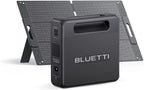 BLUETTI Handsfree 1 Solar Generator with 100W Solar Panel (Ships Separately), 268.8Wh 300W LiFePO4 Battery, 5 Output Ports, Portable Power Station for Camping, Drones (Backpack Not Included)