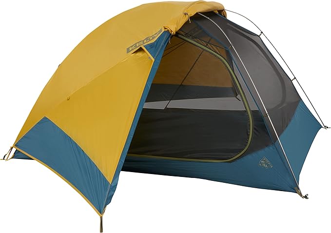 Kelty Far Out Backpacking Tent + Tent Footprint Package, 2 or 3 Person Capacity, Backpacking Starter Kit and Camping Shelter, Stuff Sack Included