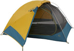 Kelty Far Out Backpacking Tent + Tent Footprint Package, 2 or 3 Person Capacity, Backpacking Starter Kit and Camping Shelter, Stuff Sack Included