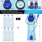 1.5L/2L/2.5L/3L Hydration Bladder, Large Opening Water Storage Bladder Bag, for Cycling Hiking Camping