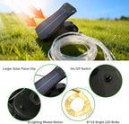 ZNYCYE Patio Umbrella Solar Lights with 8 Lighting Modes - Upgraded Larger Solar Panel Clip 5V 152 LEDs Umbrella Lights Outdoor Waterproof for Patio Beach Tent Camping Garden Decor, Warm White