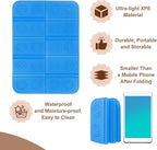 Folding Foam Mat, Mini Portable Lightweight Mini Waterproof Folding Mat Fit for Backpacking Hiking Camping Kneeling Outdoor Activities