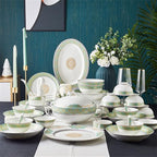 Ceramic Tableware and Tableware Set with 60 Pieces of European Tableware and Dishes Set