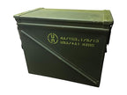 Genuine US Military Meals Ready to Eat (MRE 1 random case of 12 complete meals) Packed in a Grade 1 previously issued U.S. Military M592 30MM Ammo Can – | Emergency Survival Food Supply | Waterproof Storage for Camping, Hunting & Disaster Preparedness