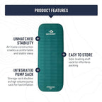 Sea to Summit Comfort Deluxe Self-Inflating Foam Camping Mattress, Large