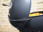 Weber Master-Touch Charcoal Grill, 22-Inch, Slate Blue – Premium Outdoor BBQ Grill with Tuck-Away Lid Holder & One‑Touch™ Cleaning System, Porcelain‑Enameled Kettle
