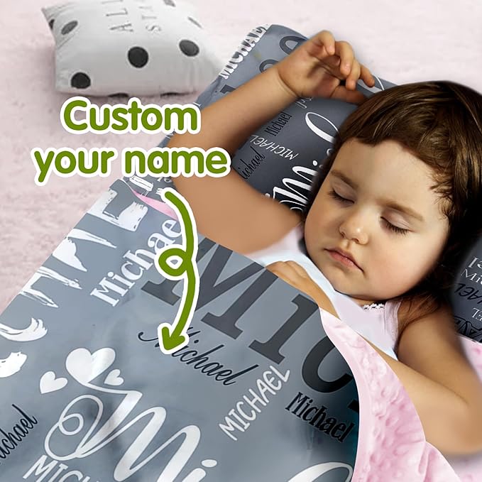 Personalized Toddler Nap Mat for Preschool, Custom Name Kids Sleeping Bag for Daycare, Kindergarten Roll Up Sleeping Mat with Removable Pillow and Soft Blanket, Fun Themes for Boys & Girls