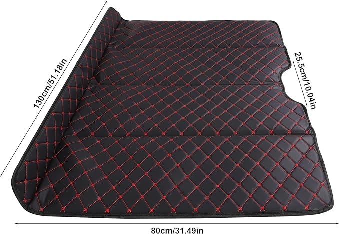 QSTNOLOGY Non Inflatable Truck Bed Air Mattress, Folding Portable Car Back Seat Bed, Car Travel Camping Mattress for Sleeping, for Car/SUV/Truck(50.7" L x 31.2" W)