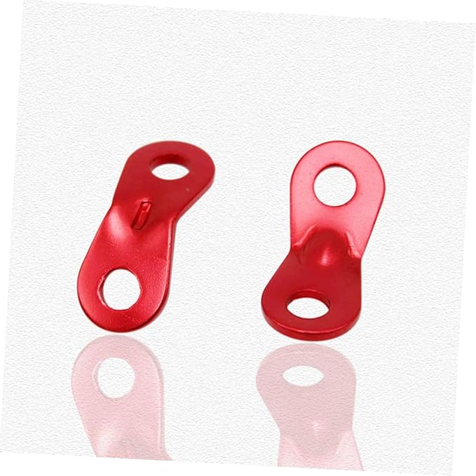 20pcs Tent Wind Rope Buckle Camping Tent Accessories Outdoor Rope Fastener Aluminum Alloy Buckle Easy Adjustment for Camping Hiking Backpacking