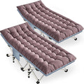 Oversize Camping Cot 2 Pack XXL Camping Bed with Comfortable Mattress Extra Large Sleeping cots for Adults Portable Cots Include Carry Bag for Adults Easy to Set Up Cots Indoor Outdoor Office Nap