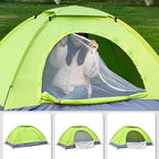 Camping Tent Ultralight Dome with Shelters Carry Bag Waterproof Double-Door Design for Backpacking Hiking and Outings