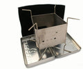 Firebox Ultralight Titanium Nano Stove G2 + X-Case Kit - Wood Burning/Multi Fuel - Folding Camp/Bushcraft