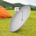 1800W Parabolic Solar Cooker High Efficiency Sun Oven 700-1000°C Outdoor Camping