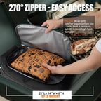 270° Opening BBQ Blanket for Resting Meat, Insulated Leak-Proof Meat Resting Bag for Brisket Turkey Pork, Smoker Accessories for Camping Party Kitchen, Anniversary Birthday Gift for Men Dad Husband